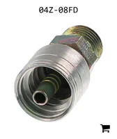 AGCO 04Z-08FD Фитинг с наружной резьбой DIN 24° (тяжелая серия)