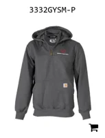 AGCO 3332GYSM-P Толстовка Massey Ferguson Carhartt Rain Defender на молнии 1/4