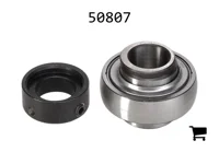 AGCO 50807 Шариковый подшипник с широким внутренним кольцом, сферический, предварительно смазанный