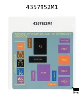 AGCO 4357952M1 Декаль