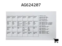 AGCO AG624207 Декаль