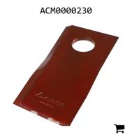 AGCO ACM0000230 Нож дисковой косилки с вращением против часовой стрелки, 11 градусов