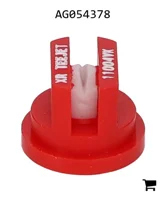 AGCO AG054378 Распылитель плоскоструйный TeeJet с увеличенным диапазоном, 110°, размер 04, керамический с полипропиленовой цветовой кодировкой VisiFlo