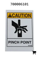 AGCO 700006101 Предупреждающая наклейка об опасности защемления