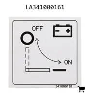 AGCO LA341000161 Декаль