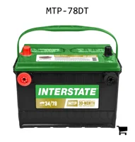 AGCO MTP-78DT Аккумуляторная батарея Interstate MTP-78DT