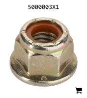 AGCO 5000003X1 Самоконтрящаяся шестигранная гайка с фланцем