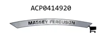 AGCO ACP0414920 Наклейка Massey, левая