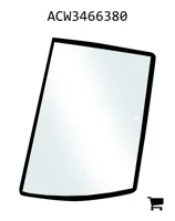 AGCO ACW3466380 Стекло боковое заднее правое