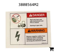 AGCO 3808564M2 Декаль