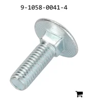 AGCO 9-1058-0041-4 Болт каретный с круглой головкой и квадратным подголовком