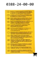 AGCO 0388-24-00-00 Клейкая плёнка