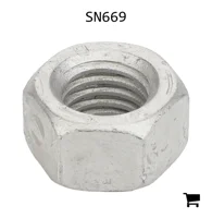 AGCO SN669 Шестигранная гайка