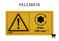 AGCO FEL136676 Декаль