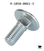 AGCO 9-1058-0061-3 Болт каретный с круглой головкой и квадратным подголовком