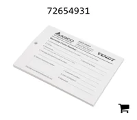 AGCO 72654931 Комплект бланков заявлений