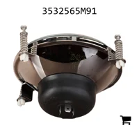 AGCO 3532565M91 Фара в сборе, лампа 45/40W в комплекте, только для Великобритании и Ирландии