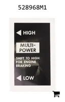 AGCO 528968M1 Наклейка