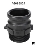 AGCO AG000824 Адаптер 3" с кулачковым соединением и наружной резьбой