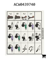 AGCO ACW0439740 Наклейка безопасности