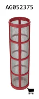 AGCO AG052375 Фильтр грубой очистки 1-1/4" и 1-1/2", сетка 16 Mesh, коричнево-красный
