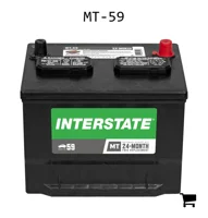 AGCO MT-59 Аккумуляторная батарея Interstate MT-59