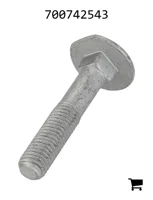 AGCO 700742543 Болт каретный с круглой головкой и квадратным подголовком