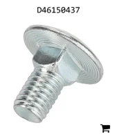 AGCO D46150437 Болт каретный с круглой головкой и квадратным подголовком