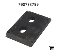 AGCO 700733759 Нож плунжера пресса-подборщика, боковой