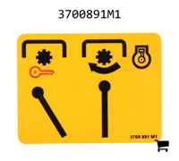 AGCO 3700891M1 Декаль