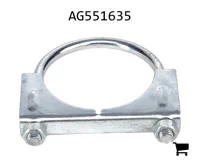 AGCO AG551635 Хомут глушителя