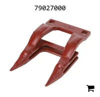 AGCO 79027000 Защитный элемент SCH 14 мм, открытый сверху, центральный, красный