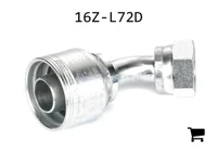 AGCO 16Z-L72D Угловой фитинг 45° с внутренней резьбой и уплотнительным кольцом