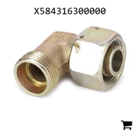 AGCO X584316300000 Регулируемый корпус соединения с резьбой