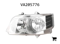 AGCO VA205776 Фара левая в сборе, DIP, лампа H8 35W в комплекте, только для Великобритании и Ирландии