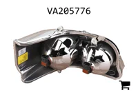 AGCO VA205776 Фара левая в сборе, DIP, лампа H8 35W в комплекте, только для Великобритании и Ирландии