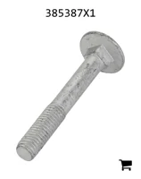 AGCO 385387X1 Болт каретный с круглой головкой и квадратным подголовком