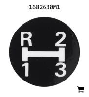 AGCO 1682630M1 Наклейка коробки передач
