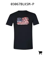 AGCO 03067BLKSM-P Футболка Massey Ferguson с флагом