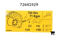 AGCO 72641929 Декаль