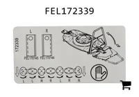 AGCO FEL172339 Декаль