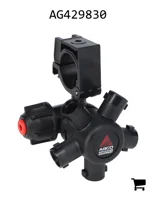 AGCO AG429830 Корпус пятипозиционной форсунки Pentair Hypro, левый, для штанги опрыскивателя, 1"