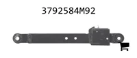 AGCO 3792584M92 Правый телескопический рычаг нижней тяги с шаровым наконечником