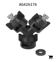 AGCO AG426176 Двухструйный распылитель Turbo TeeJet Visiflo с полимерным наконечником, 110⁰, размер 06