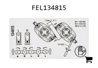 AGCO FEL134815 Декаль