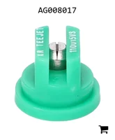 AGCO AG008017 Наконечник распылителя TeeJet с расширенным диапазоном, 110°, размер 1,5, нержавеющая сталь с цветовой кодировкой VisiFlo