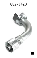 AGCO 08Z-J42D Штуцер поворотный обжимной 90°