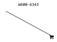 AGCO W600-6343 Профильная труба Trilobe