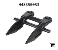 AGCO H483500R3 Двойной кованый защитный кожух серпа с карбонитрированием