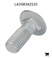 AGCO LA350342525 Болт каретный с круглой головкой и квадратным подголовком